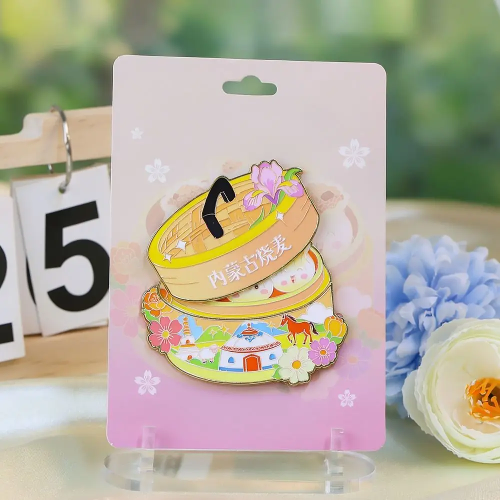 Handmade Inner Mongolia Metal Refrigerator Magnet Retro Style Cultural Keepsake Decorative Utility For Home Wall Decor