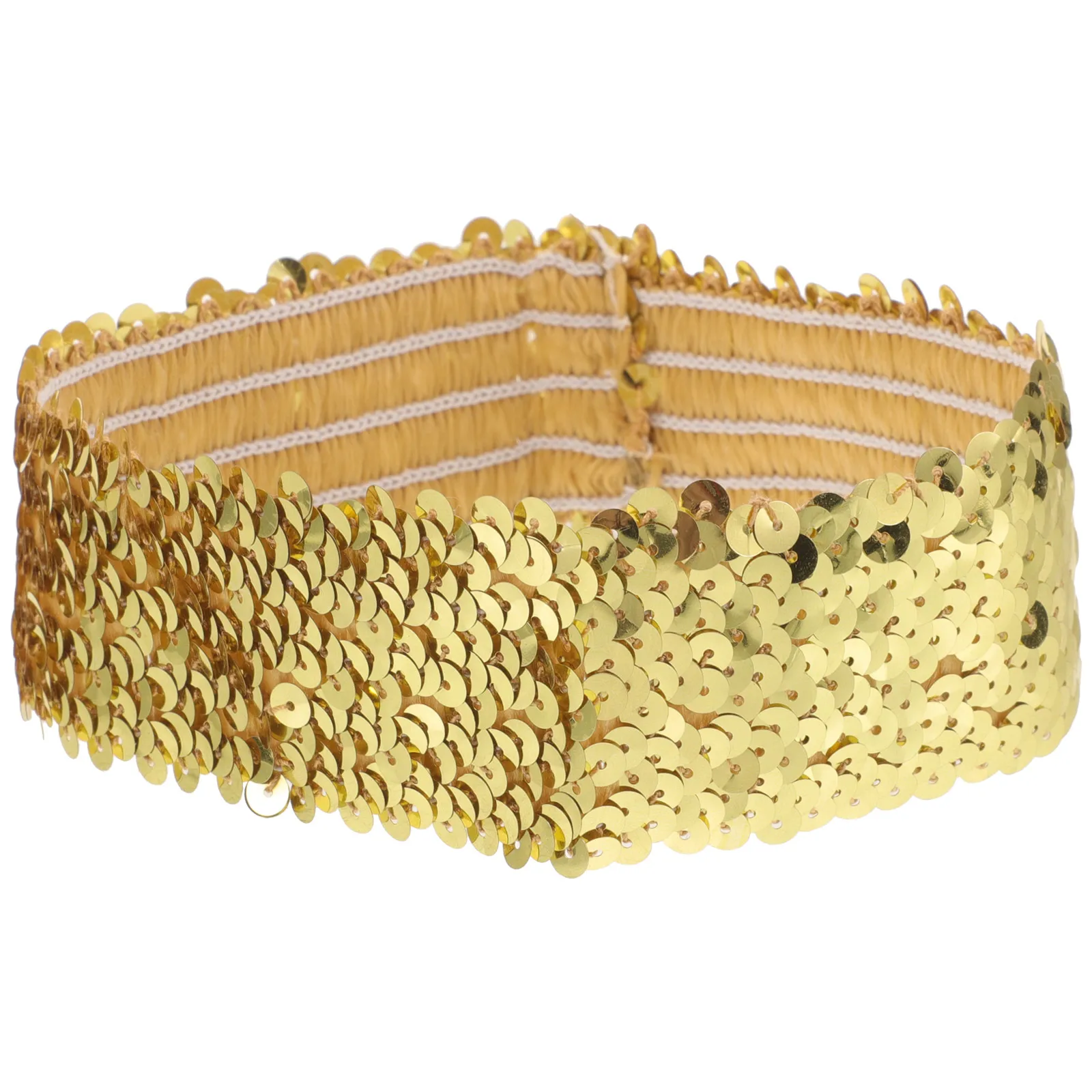 

Elastic Sequin Headband Hairband Sports Glitter Headbands Elasticity Golden Photo Prop Birthday cosplay Halloween