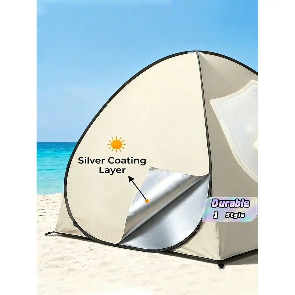 Outdoor Tent For Beach And Lawn, Fully Automatic Outdoor Sunshade Awning, Park Leisure Camping Tent, Sun Protection And Sunshad