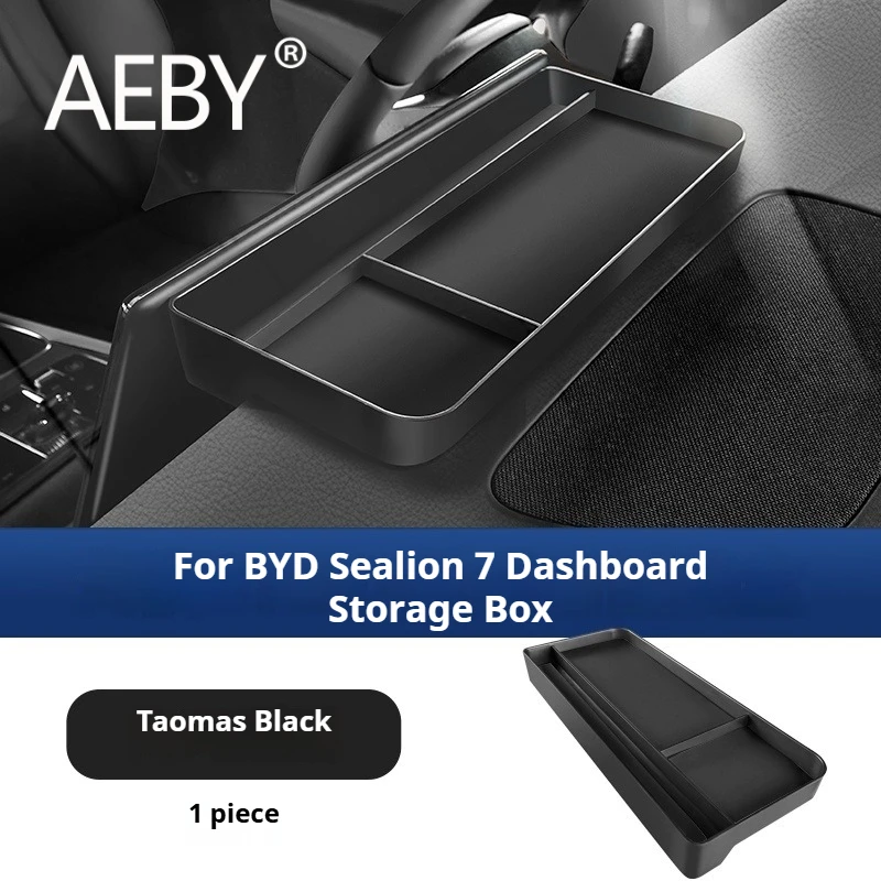 AEBY Für BYD Sealion 7 2024 Auto Center Konsole Organizer Dashboard Bildschirm Hinten Lagerung Box Anti-Slip Innen Zubehör