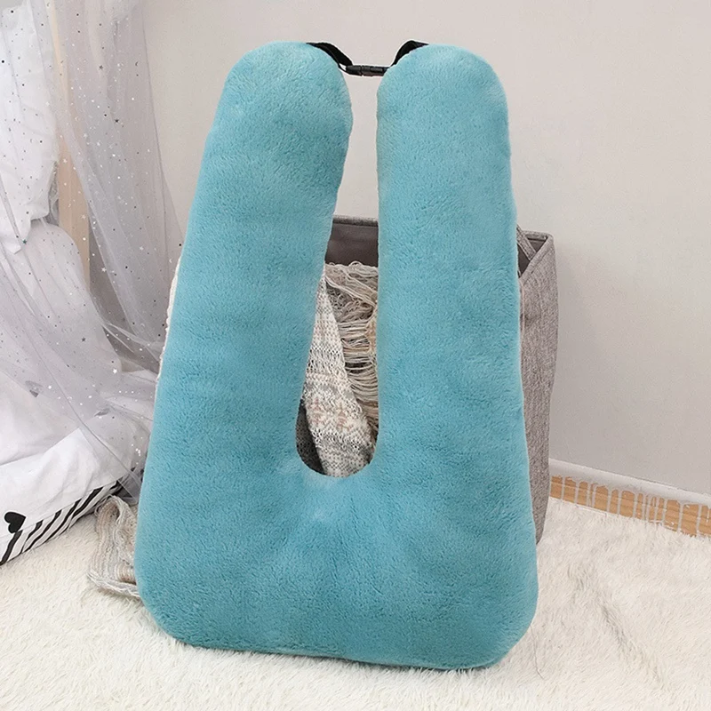 Travel Pillow, Children's Travel Pillow, Multifunctional Car U-Shaped Pillow,Rear Seat Supports Heads And Body(Green )