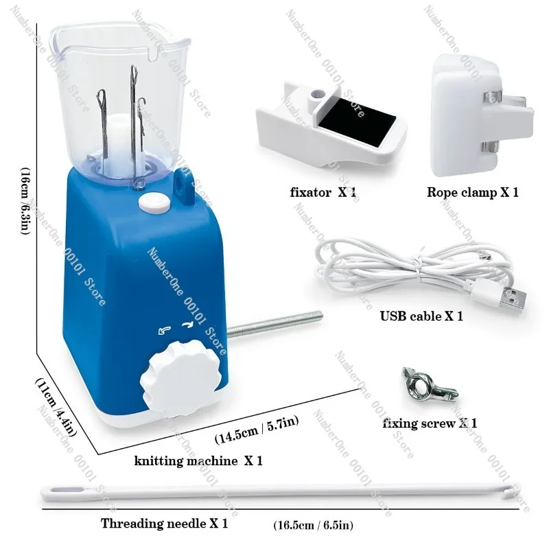 DIY electric rope braiding machine household hand rope braiding machine knitting necklace jewelry braiding tool winding tool
