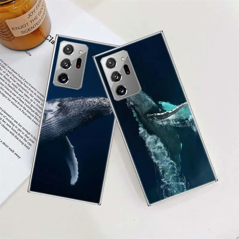 Whale Sea Giant Phone Case For Samsung Galaxy A04 A04S A14 A24 A34 A54 A10 A20E A30 A40 A50 A70 A31 A41 A51 A71 A11 A21 Cover