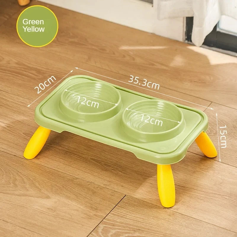 Elevated Dog Bowls Food Water Bowls Feeders With Stand Pet Feeding Double Cat Bowls Lift Table With Raised Stand Dog Supplies