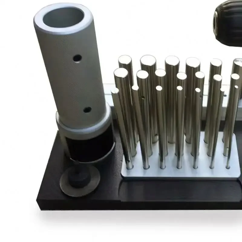 Cranked Manual Wire Winding Device Stainless Steel Wire Drawing Tool for Jewelry Collar  Small Tube Tightener