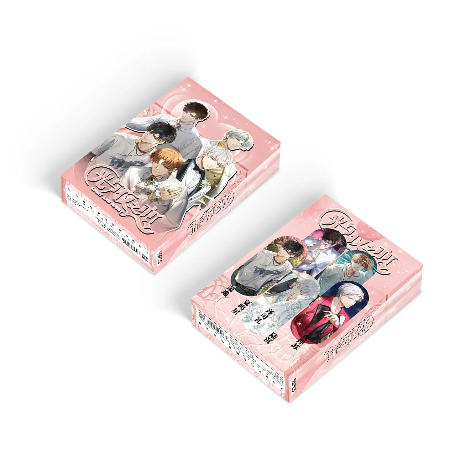 55Pcs/Set  Light And Night Laser Lomo Card Evan Osborn Sariel Jesse & Charlie Game Characters Photocard Fans Gift