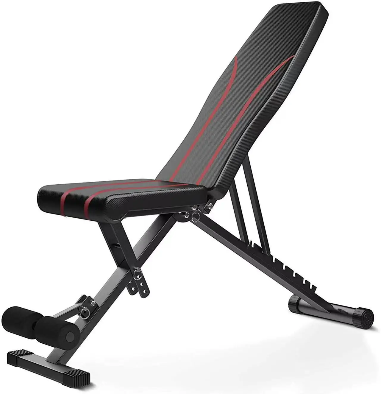 2025 مقعد رفع الأثقال القابل للطي للياقة البدنية معدات صالة الألعاب الرياضية مقعد ممارسة الصالة الرياضية - أساسي وعملي #2