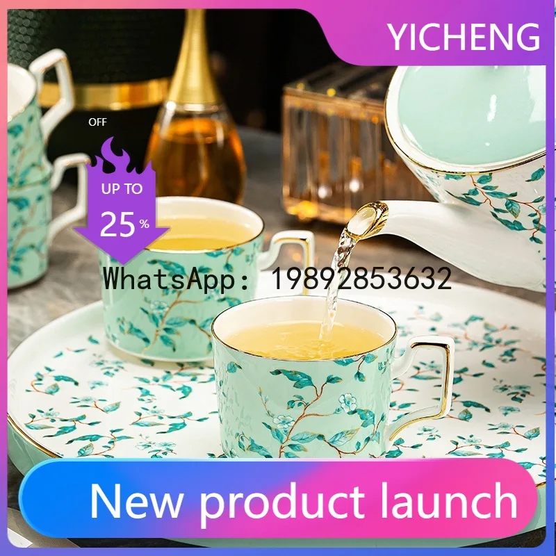 PYJ  household hospitality high-end  set high-end tea cup tray high-value water cup