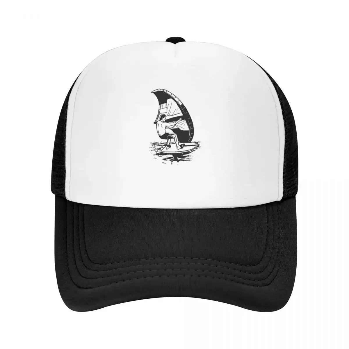 just wing it funny wing foil design great gift for wing surfer - foiling lovers Baseball Cap Beach Hats Man Women's