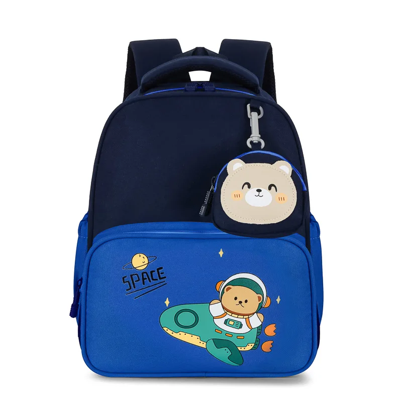 Children\'s Schoolbag Primary School Kindergarten Cartoon Rabbit Waterproof Backpack for Boys and Girls Load Reduction Backpacks