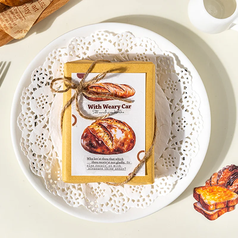 40 قطعة جزيرة الخبز أنت سلسلة الخبز تحت عنوان مجلة اليدوية المواد الكولاج لتقوم بها بنفسك إطار صور سجل القصاصات الزينة ، السيد ورقة