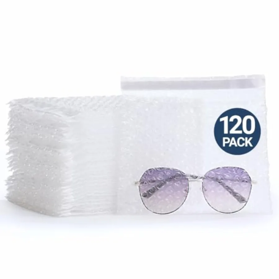 

Self Seal Bubble Pouches - Bubble Bags for Packing Packaging Filler for Moving - Cushioning Wrap for Fragile Items Dish Packing