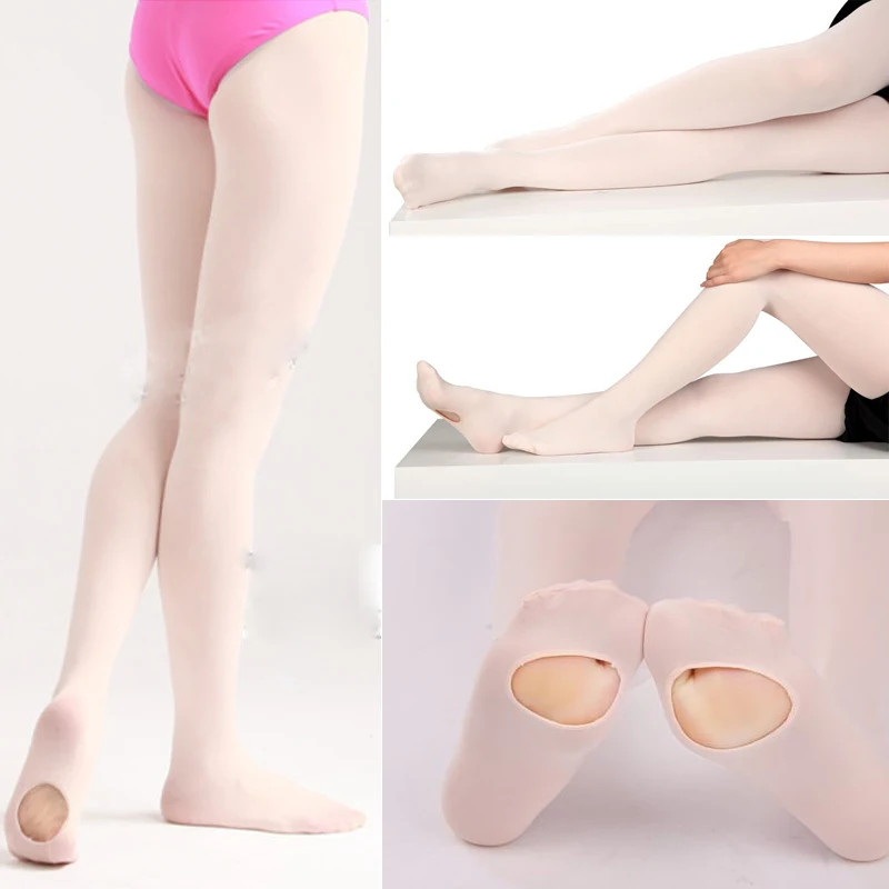Ballett Tanz Student Mädchen Strumpfhosen Einfarbig Hohe Elastizität Samt Infant Baby Tanzen Strumpfhosen Prinzessin Kinder Erwachsene Strümpfe – Detail 2