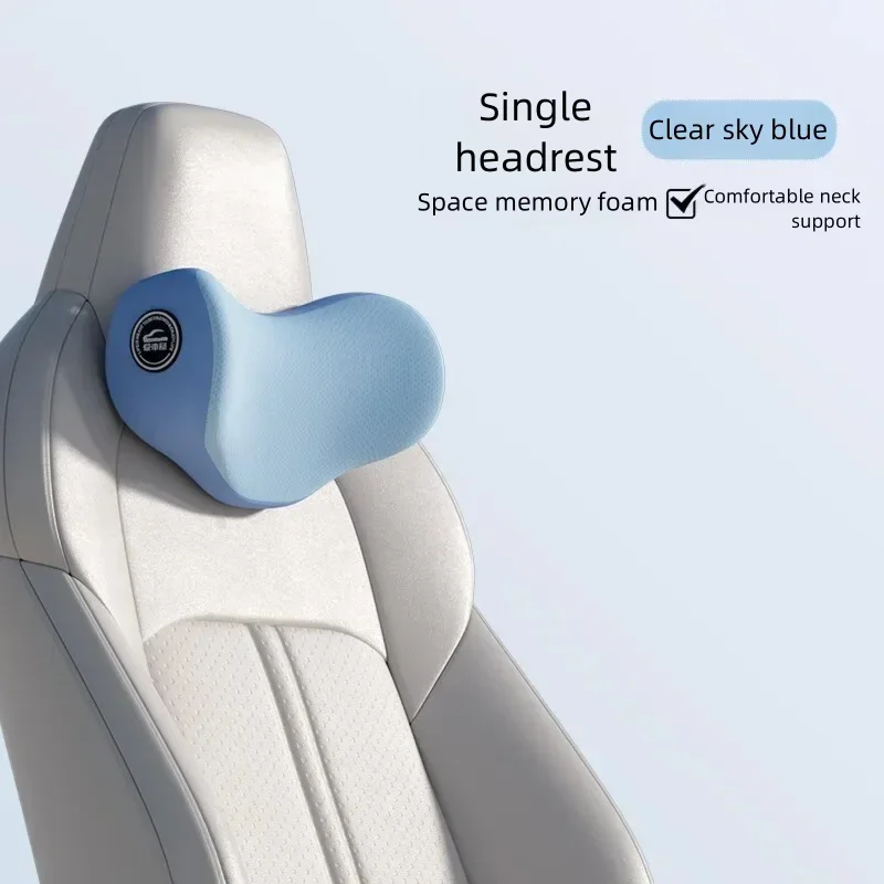 Memory Foam Car Universal Headrest Lumbar Cushion Back Cushion Lumbar Pillow Car Comfort Neck Pillow General Accessories