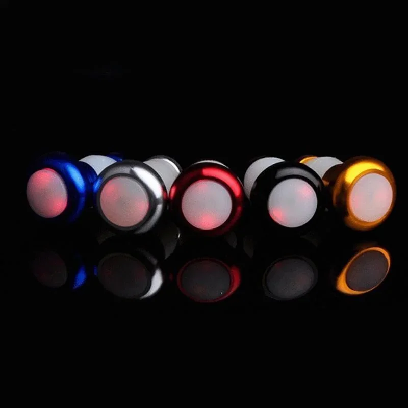 1Pair Bike Handlebar Light Bicycle Cycling Turn Signal LED Handlebar Bar End Plugs Indicator Lights Bicycle Accessories