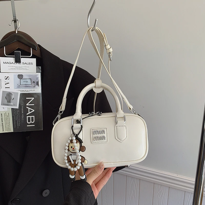 

​​2025 New Puff Bowling Bag Chic Commuter Shoulder Bag for Women Soft Structured Crossbody Purse Versatile Day Handbag