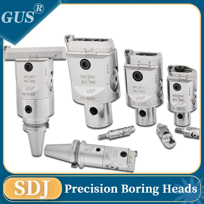 SDJ Precision Boring Head SDJ20-SDJ114 SDJ20 SDJ25 SDJ32 SDJ40 SDJ52 SDJ68 Fine Tuning Boring Head LBK1-6 Boring Tool Holder