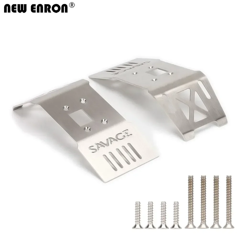 Nueva placa de deslizamiento inferior delantera y trasera de acero inoxidable ENRON 85234 para coche 1/8 RC HPI SAVAGE FLUX HP 2359 XL 4,6 5,9 4,1 21