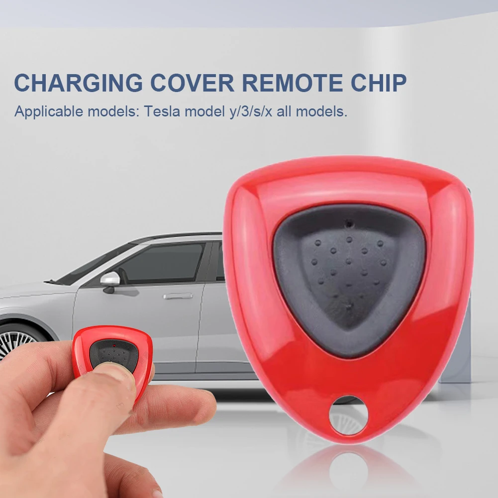 

Charging Door Open Close RC Pile Button Direct Use Charger Pile Opening Cover Port Key Chip for Tesla Model Y 3 S X
