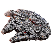 2025 New large Millennium Falcon building blocks adults difficult toy gift 7541PCS boys  spaceship warship