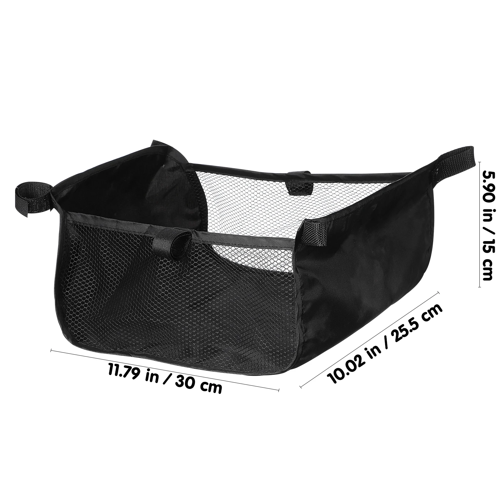 Cesta de armazenamento para bebês, grande capacidade, leve, organizador de pano oxford para fundo de guarda-chuva, cesta de acessórios infantis