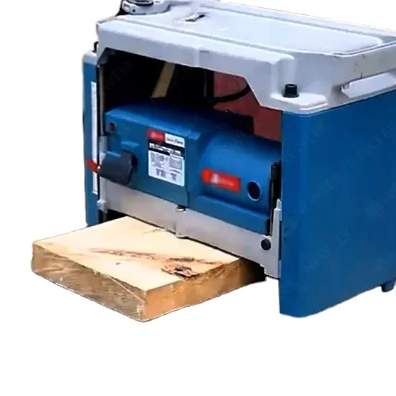 Electric power thicknesser wood planer