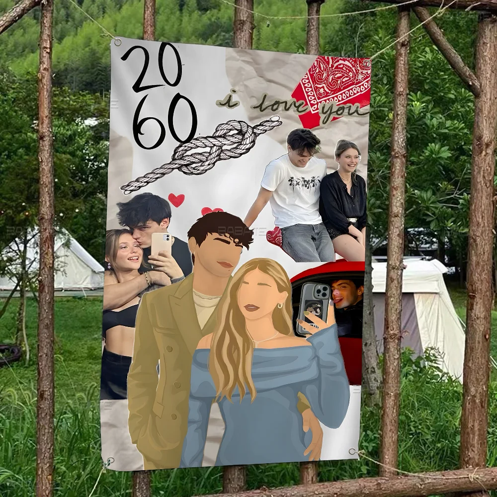 خطأي Culpa Mia 2023 فيلم مطبوع كبير العلم الفن الخيال العلمي غرفة ديكور المنزل ديكور راية