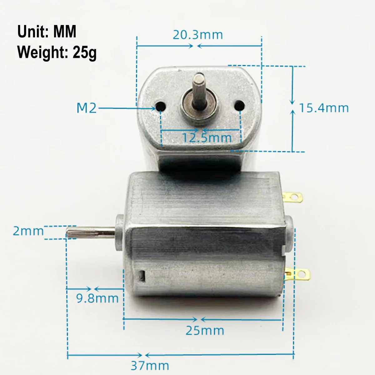 2PCS DC 3.7V 7.4V 12V Micro FK-130PH-18150 Motor 5200RPM-20000RPM High Speed Carbon Brush Electric Machine for Model car RC car