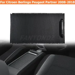 Car Centre Console Armrest Box Storage Cover Plate Cup Holder Pull Curtain For Citroen Berlingo Peugeot Partner 2008-2018 7591.7
