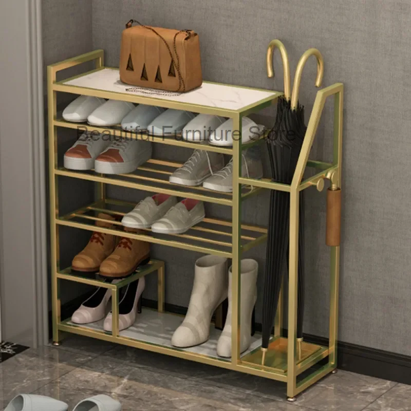 No Installation Of Shoe Rack For Hallway Household Entry Nordic Shoes Storage Light Luxury Door Umbrella Storage Rack