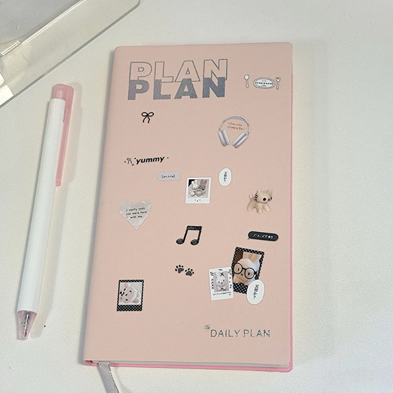 Cartoon Kawaii Miffy Daily Plan Self-discipline Scheduling Time Management Notepad Easy To Carry Classify Memorandum Practical