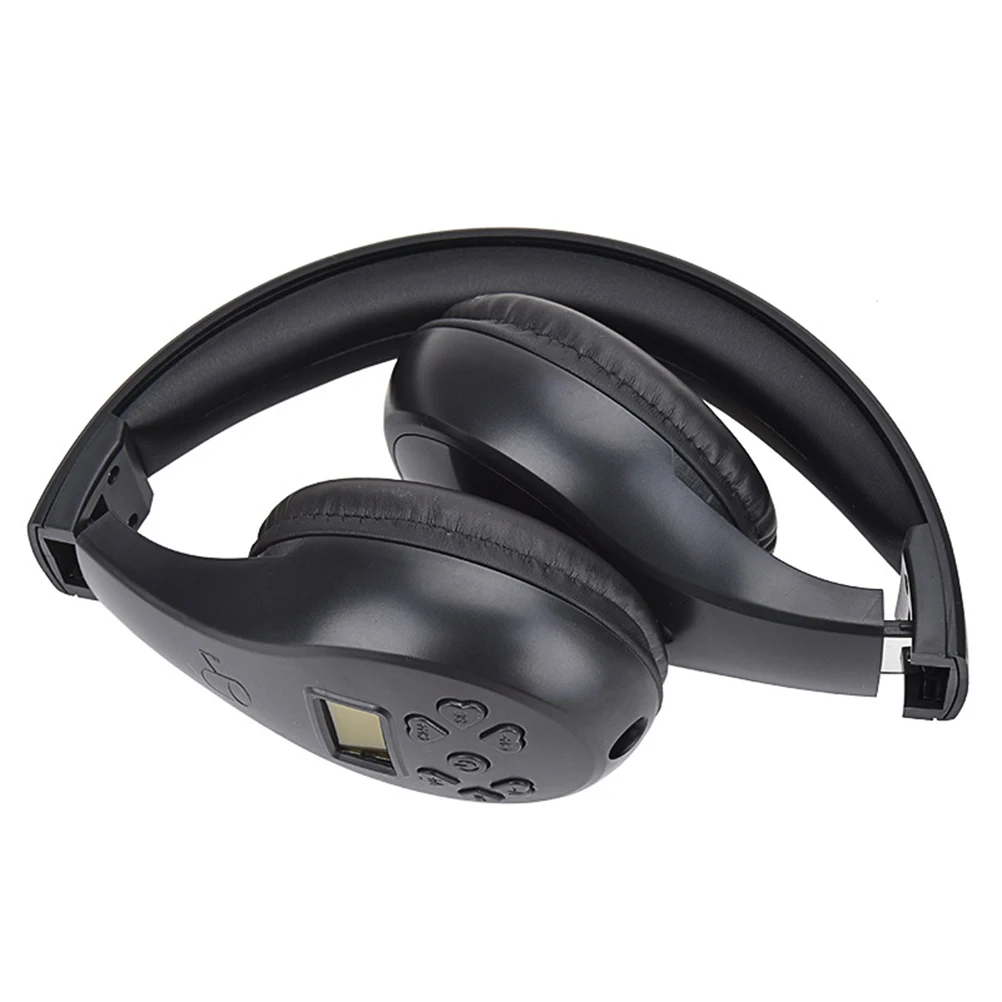 

Wireless Headset FM Radio Ear Receiver Personal Portable Jogging Walking Adjustable Head Beam Soft Earmuffs Metal Antenna