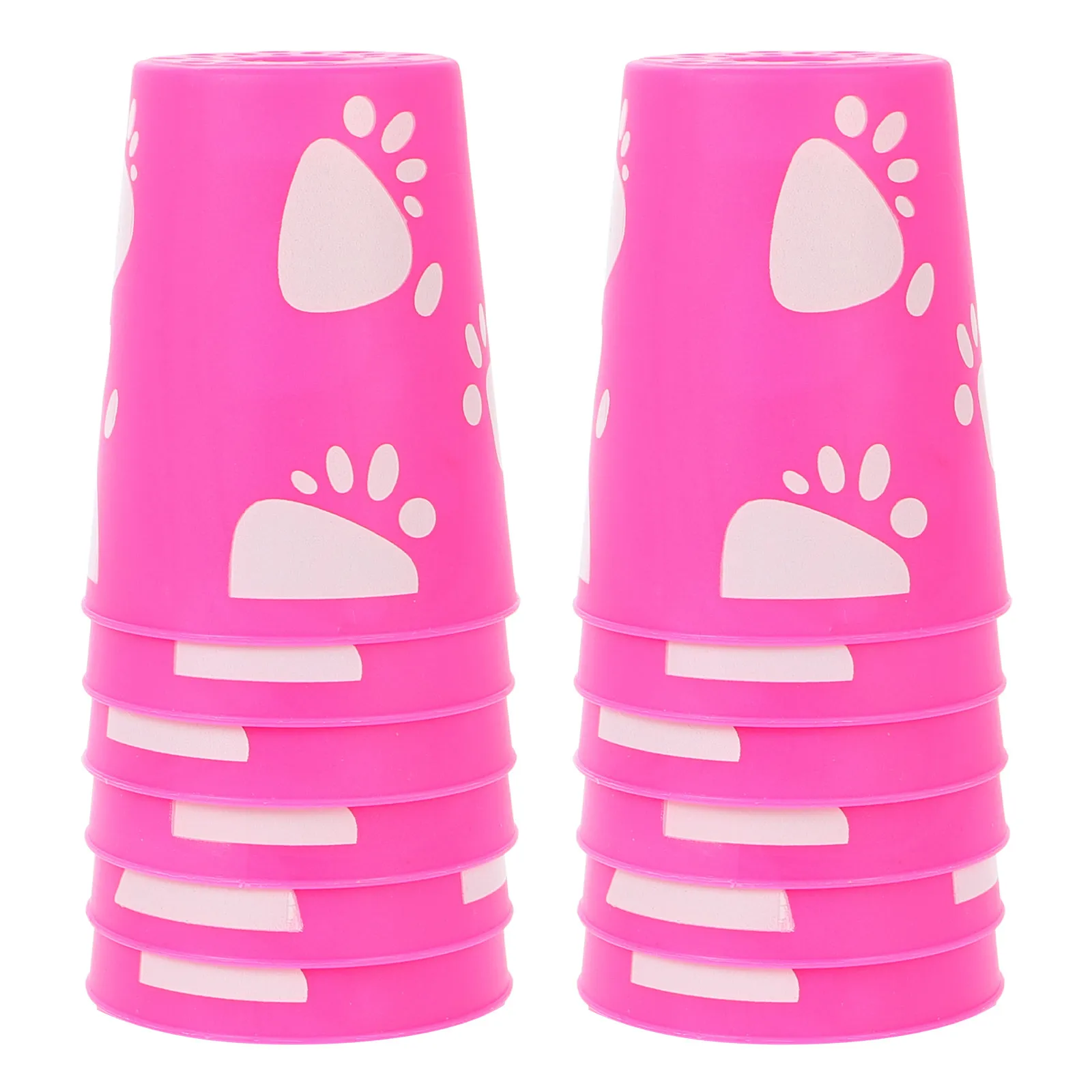 12Pcs Speed Stacking Cups Stackable Set for Games Party Stack Stackable Cups