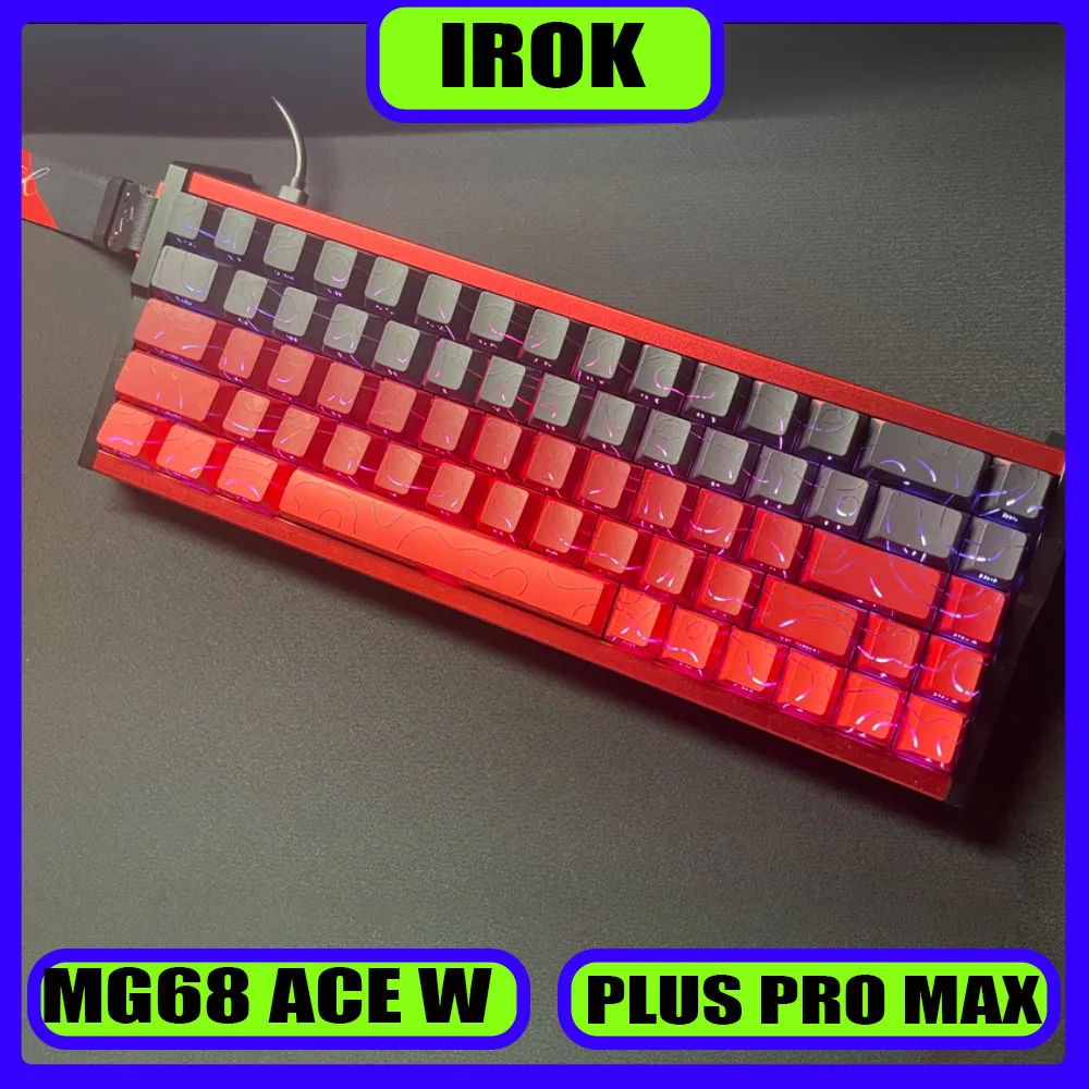 

irok MG68 ACE/ACE W /PLUS/Pro/MAX mechanical keyboard GASKET structure 0.1MS all-aluminum CNC RT0.001 e-sports gaming keyboard