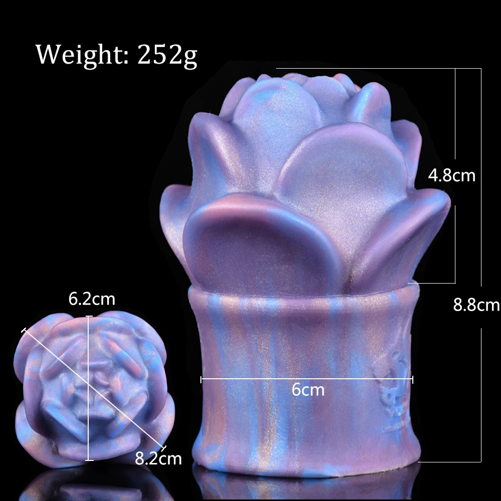 CITYFUN-Mini Flower Grinder Sex Toys para Mulheres, Ponto G Feminino, Estimulação do Mamilo, Silicone Suave, Preliminares, Casais, Ferramenta Sexy, Sexshop