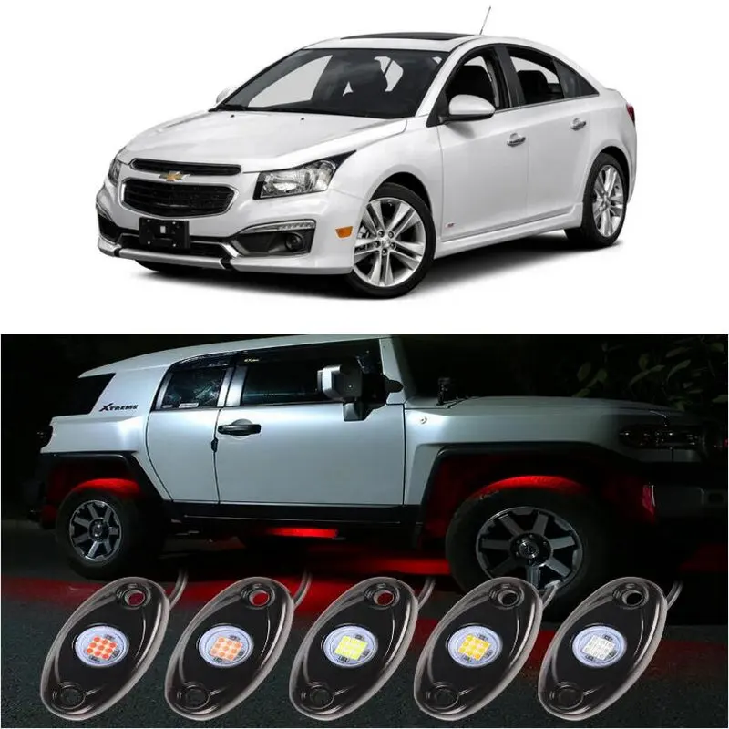 4pc Car Accessories Car Led Chassis Light For Chevrolet cruze captiva Malibu