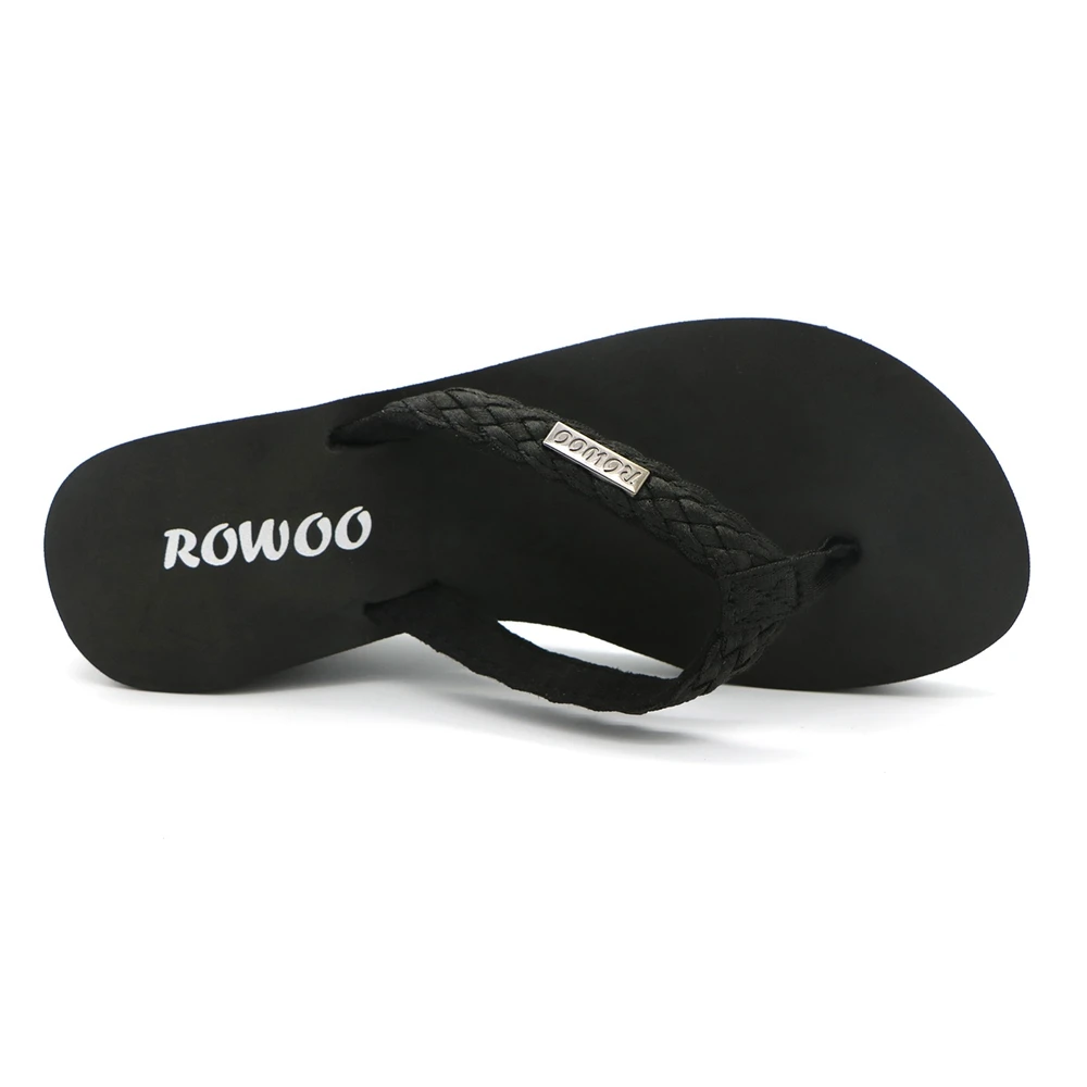 Chanclas de moda para mujer, sandalias de cuña, zapatillas de playa informales de verano, plataforma impermeable, tacones altos de 5CM