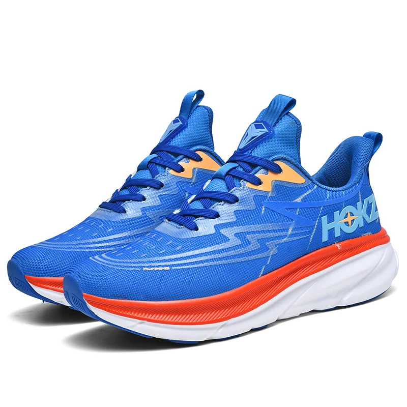 Hot Selling Running Shoes Unisex 2024 New Sports Shoes Women Sneakers Fashion Men Footwear Outdoor Non-slip Orange Spring Summer