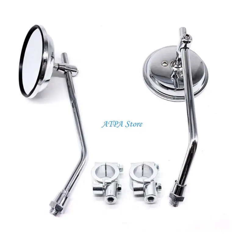 

U13C Sturdy Iron And Plastic Motorcycle Mirror For Simple Tool Mounting And Weat