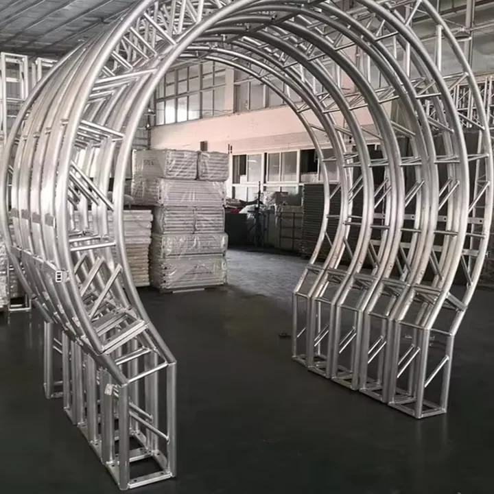 

Aluminum arch truss display frame advertising frame angle main pipe 50*2mm
