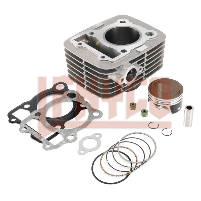 Motorcycle 58mm Cylinder Top End Kit Motor for Kawasaki KLX140 KLX150 2008-2026 98111-0035 98111-0024 98111-0040 Motoblock Parts