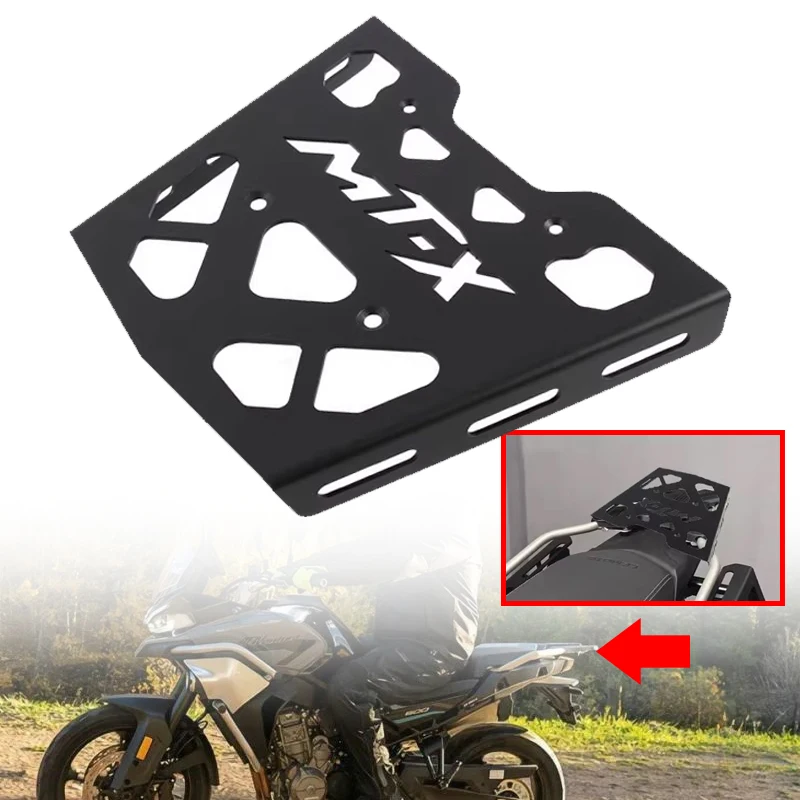 Motorcycle Accessories Rear Trunk Fixing Bracket Rear Luggage Carrier Rack Fit For CFMOTO 800 MT-X 800MT-X Explore 2024-2025