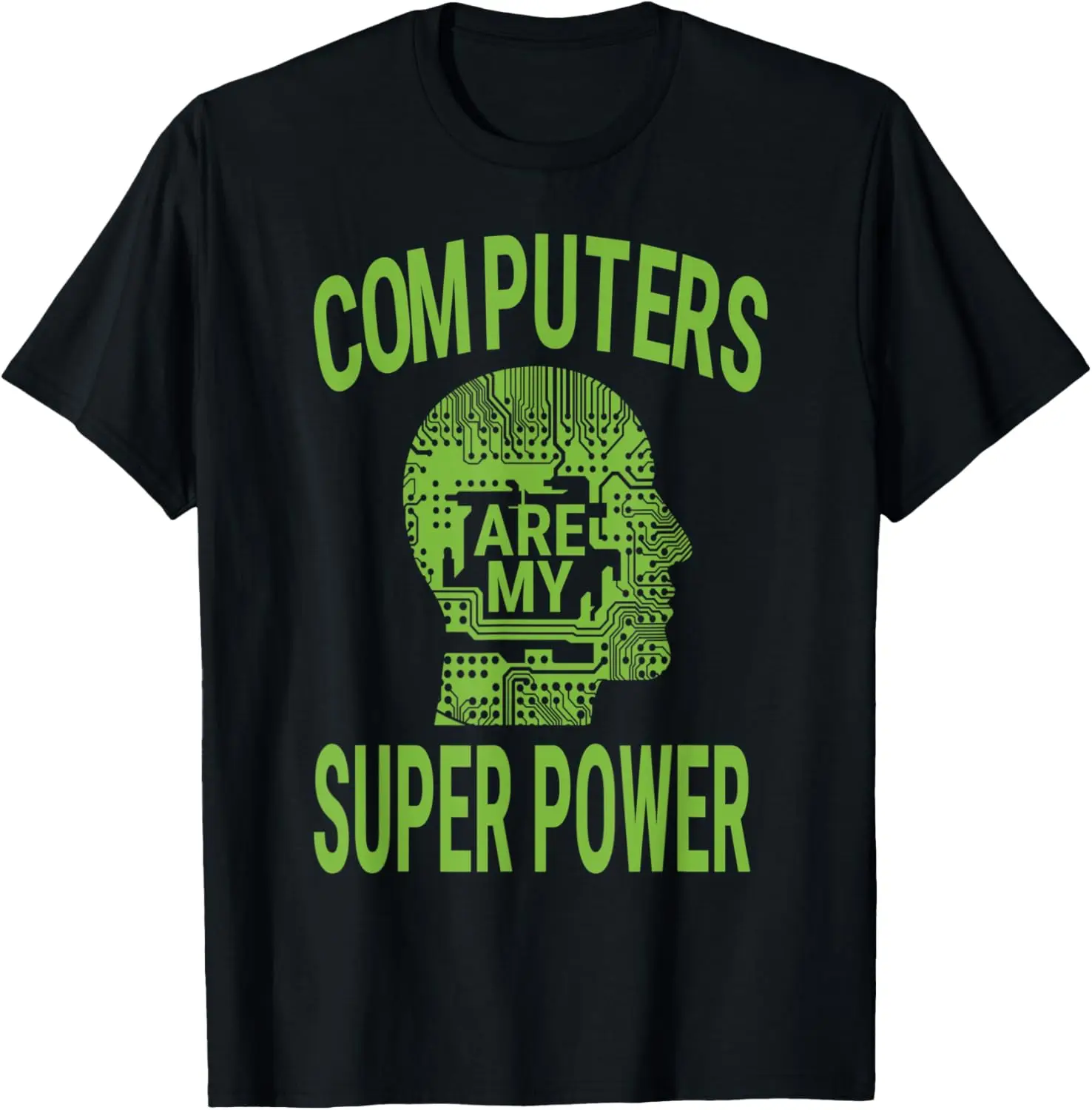 Computers Are Super Power Superhero Student And Teacher Meme T-Shirt