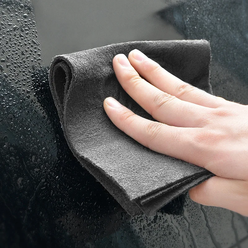 Thickened Magic Cloth Car Cleaning Cloth Watermark Glass Wiping  Reusable Window Glass Cleaning  Rag Kitchen Absorbent Washing