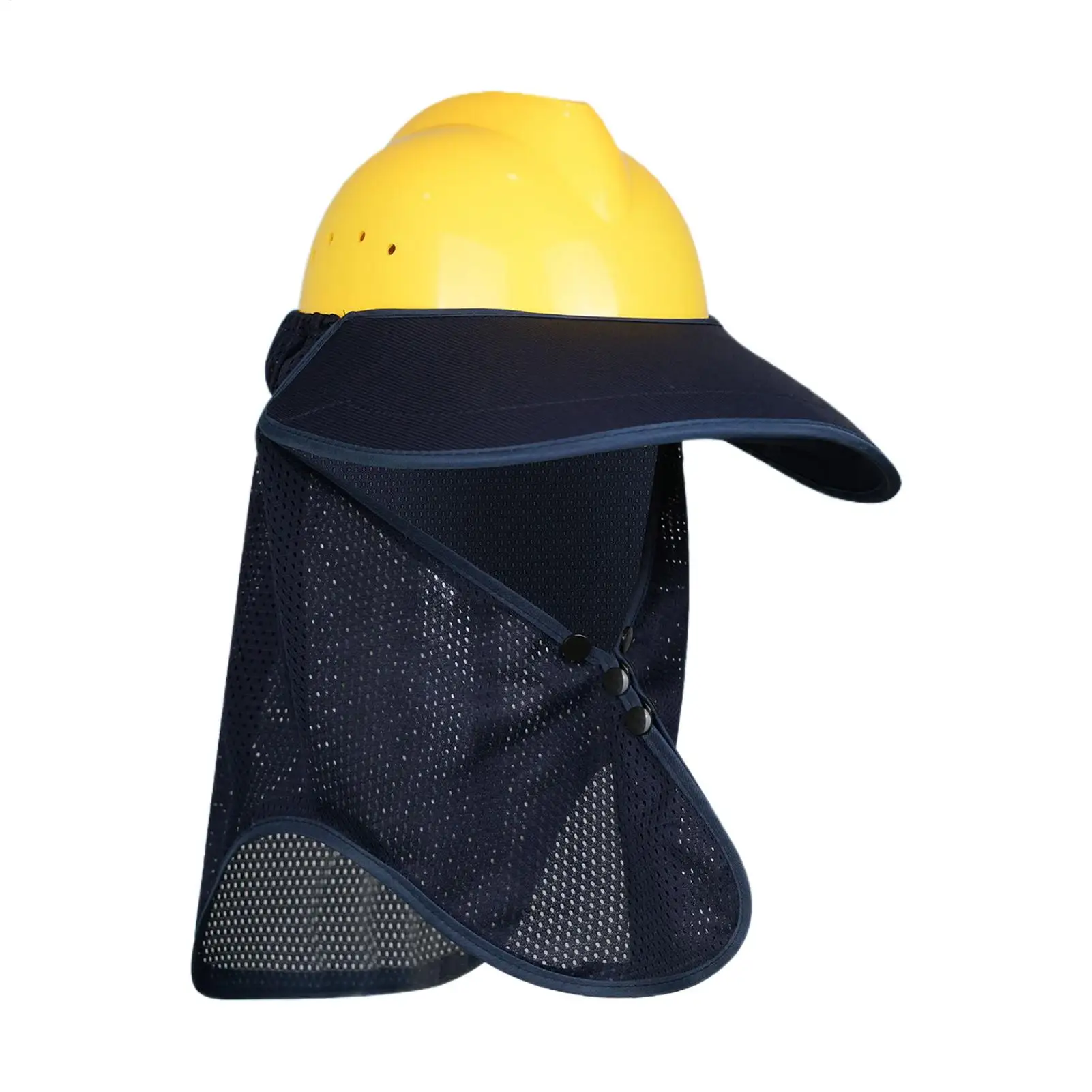 

Hardhat Sun Shade Breathable UV Proof Adjustable Mesh Hardhat Shade Neck Cover For Summer Construction Sites Outdoor Work