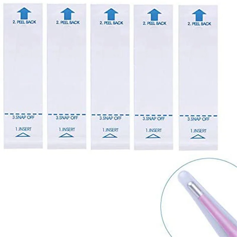 1000 Pack Digital Thermometer Probe Covers - Disposable Universal Electronic Oral Rectal Thermometer Covers