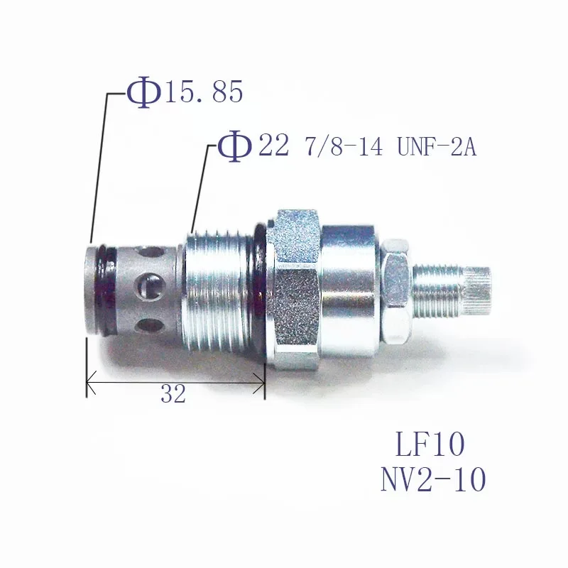 Supply threaded plug-in bidirectional throttle valve LF10-00 hydraulic valve spool+3068 (G3/8)