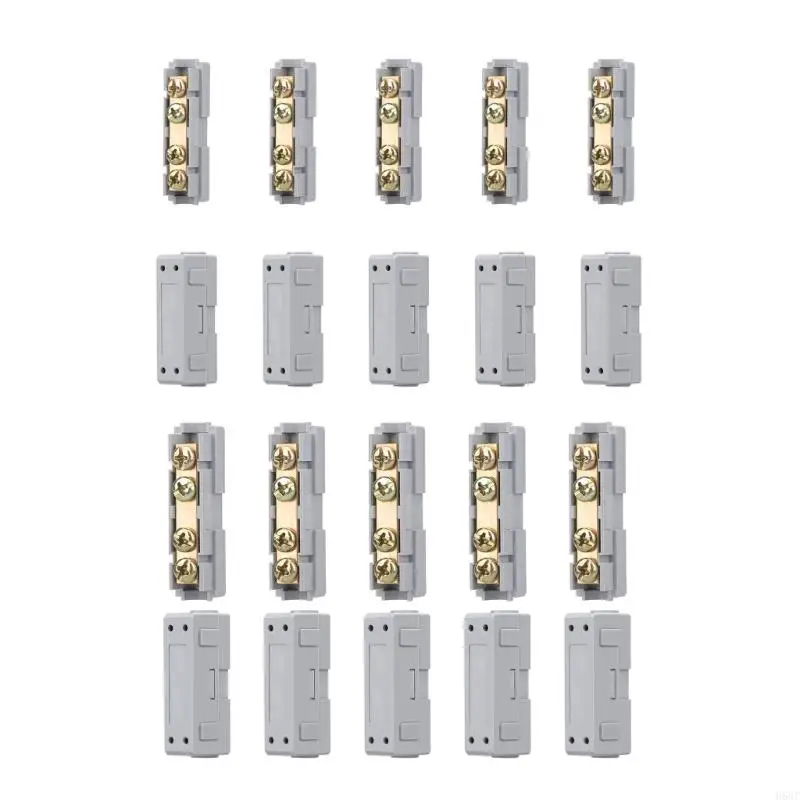 H58C Home Repair 10PCS Wire Connector set 80A Quick & Safe Terminals for Household