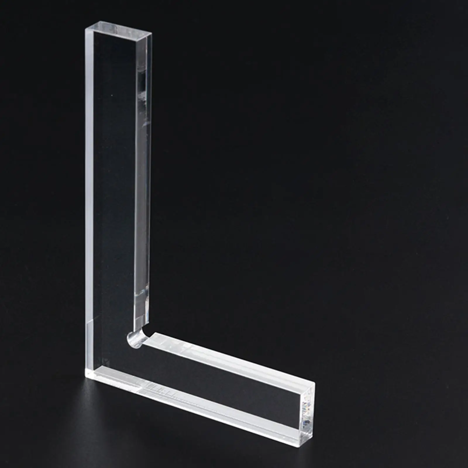 4Pcs Stamp Positioner Ruler Clear Ruler for Shadowing Image Drawing Domestic