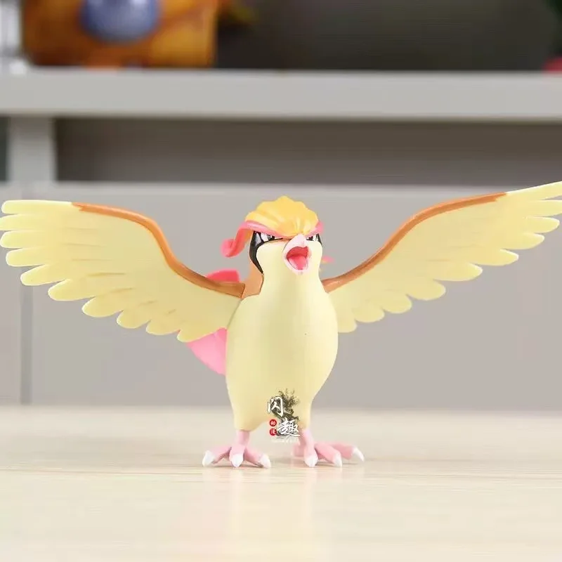  7cm Bkm Pet Pokemon Pidgeot Animation Toy Collectible Gk Model Figure Anime Themed Home Decorations Two-Dimensional Ornaments